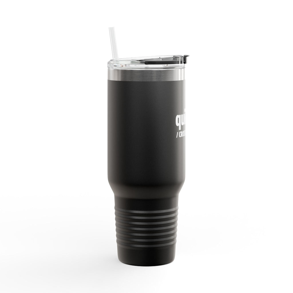 “Quitting Crossed My Mind” 40oz Insulated Travel Mug for Exhausted Caregivers