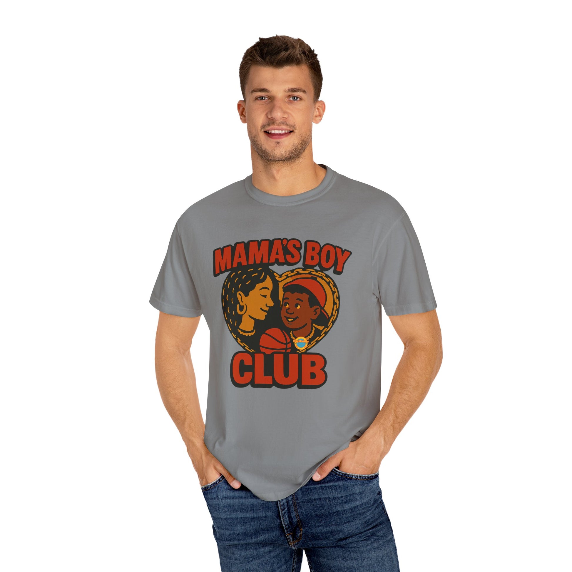 Mama's Boy Club T-shirt | Cozy Unisex Tee for Celebrating Family | Perfect Gift for Mother's Day, Birthdays, or Any Occasion