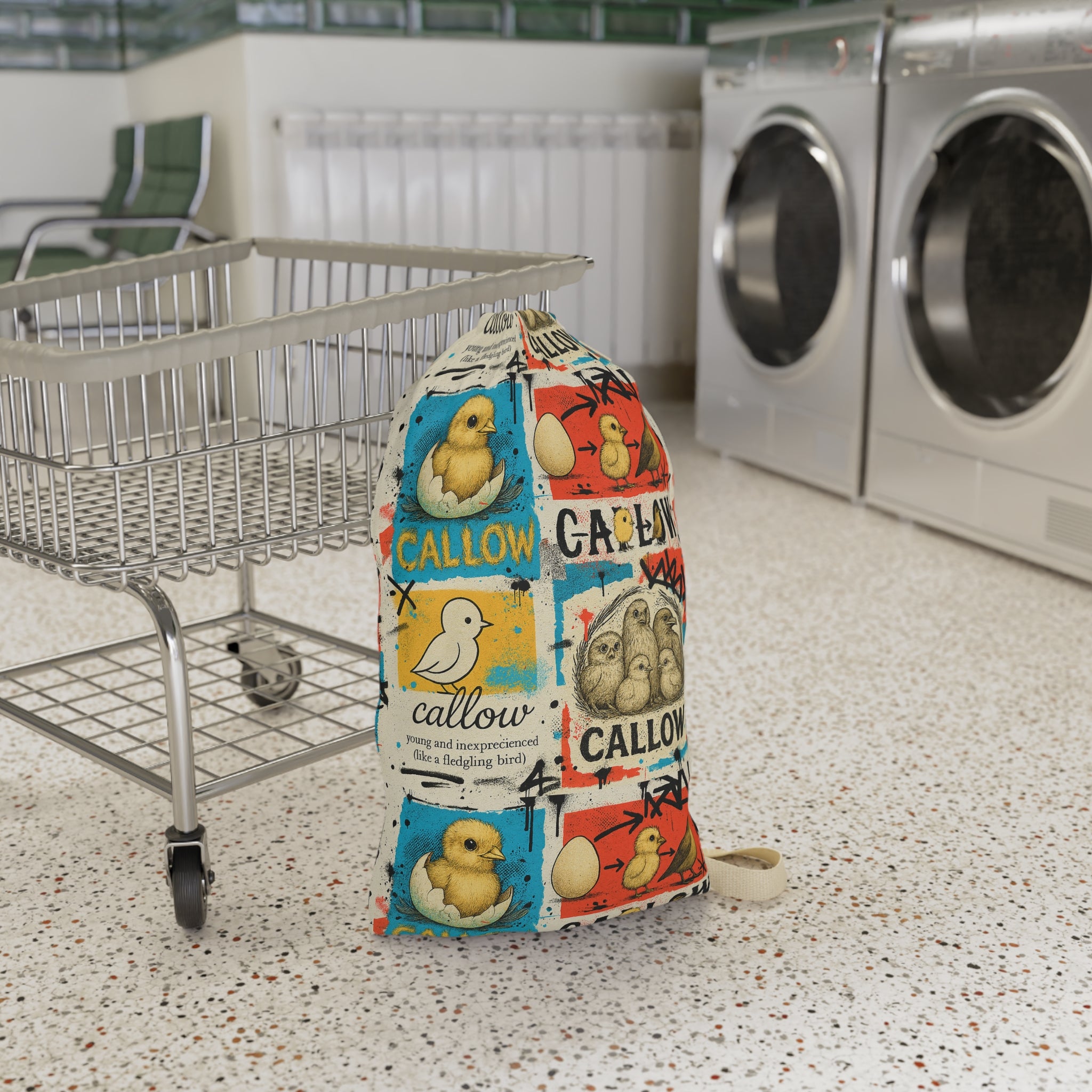 Charming Chicken-Themed Laundry Bag, Cute Storage for Home, Easter Gift, Kids’ Room Decor, Fun Custom Bag