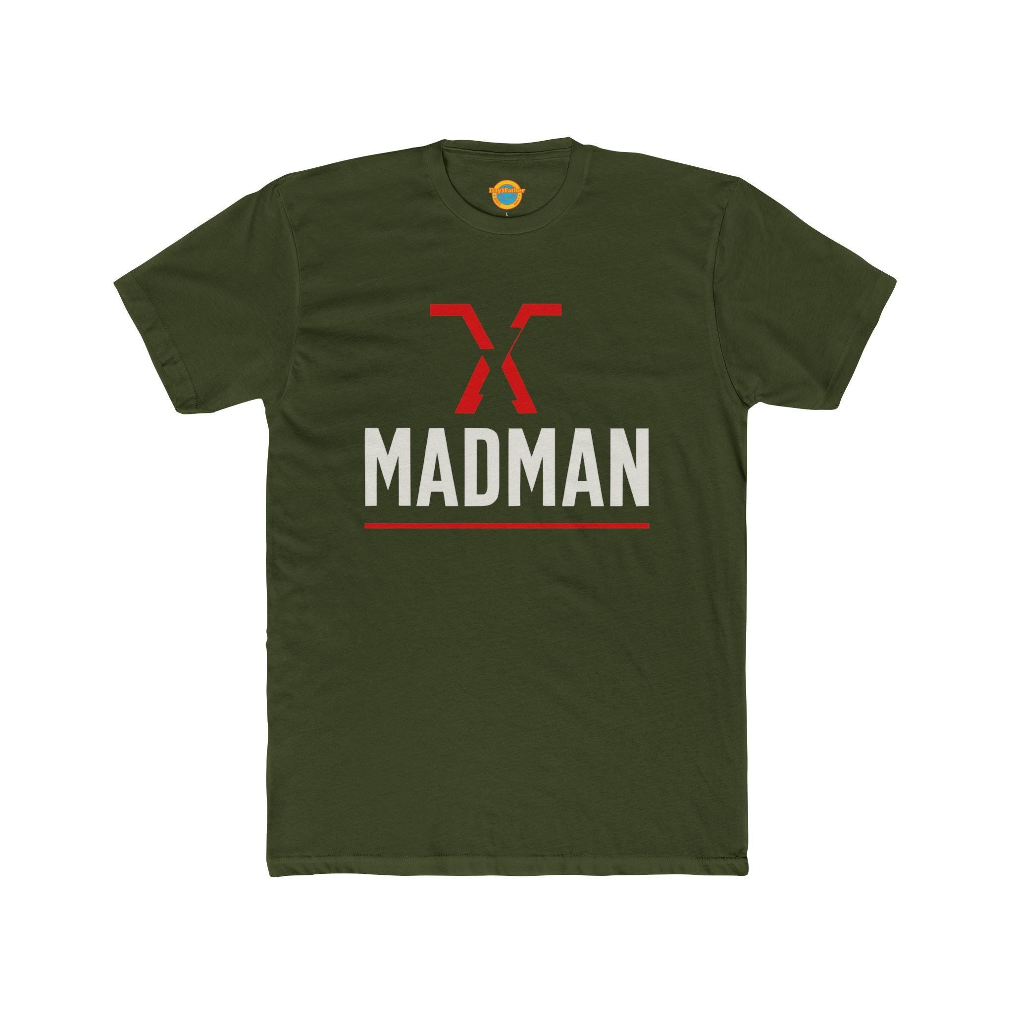 Madman Graphic Unisex Cotton Crew Tee, Casual T-Shirt, Everyday Wear, Gift for Him, Statement Fashion, Summer Outing