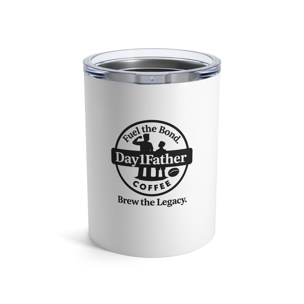 Stylish coffee tumbler with durable stainless steel and BPA-free lid for hot or cold beverages.