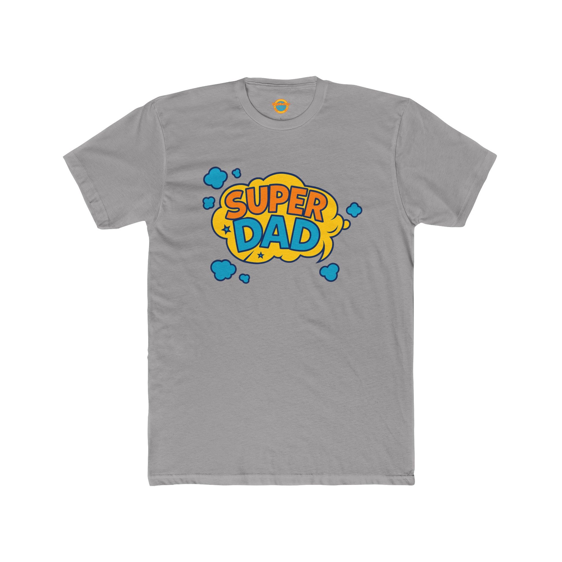 Cotton Crew Tee - Day1father Branded Super Dad Tee