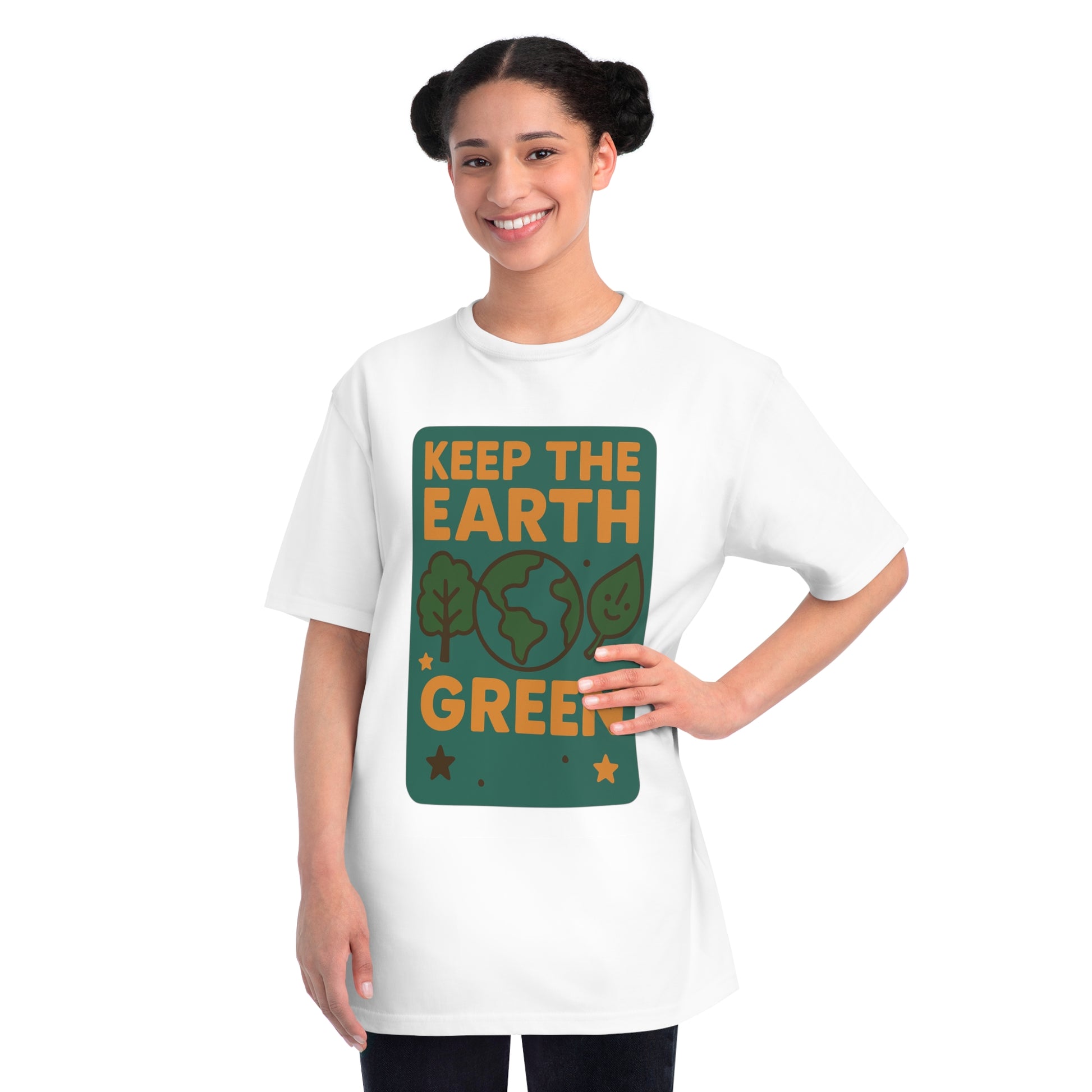 T-Shirt Eco-Friendly - Keep  Earth Green