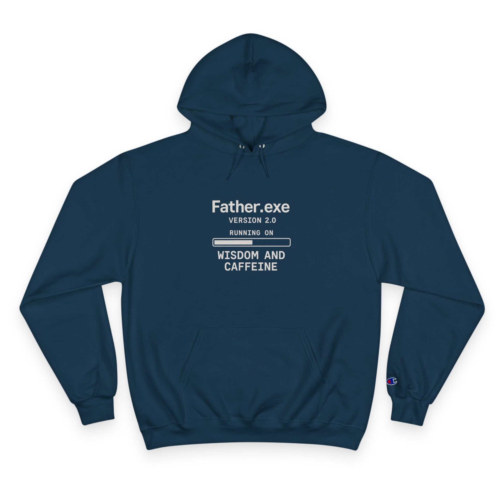 Father .exe Champion Hoodie - Funny Dad Programming Gift