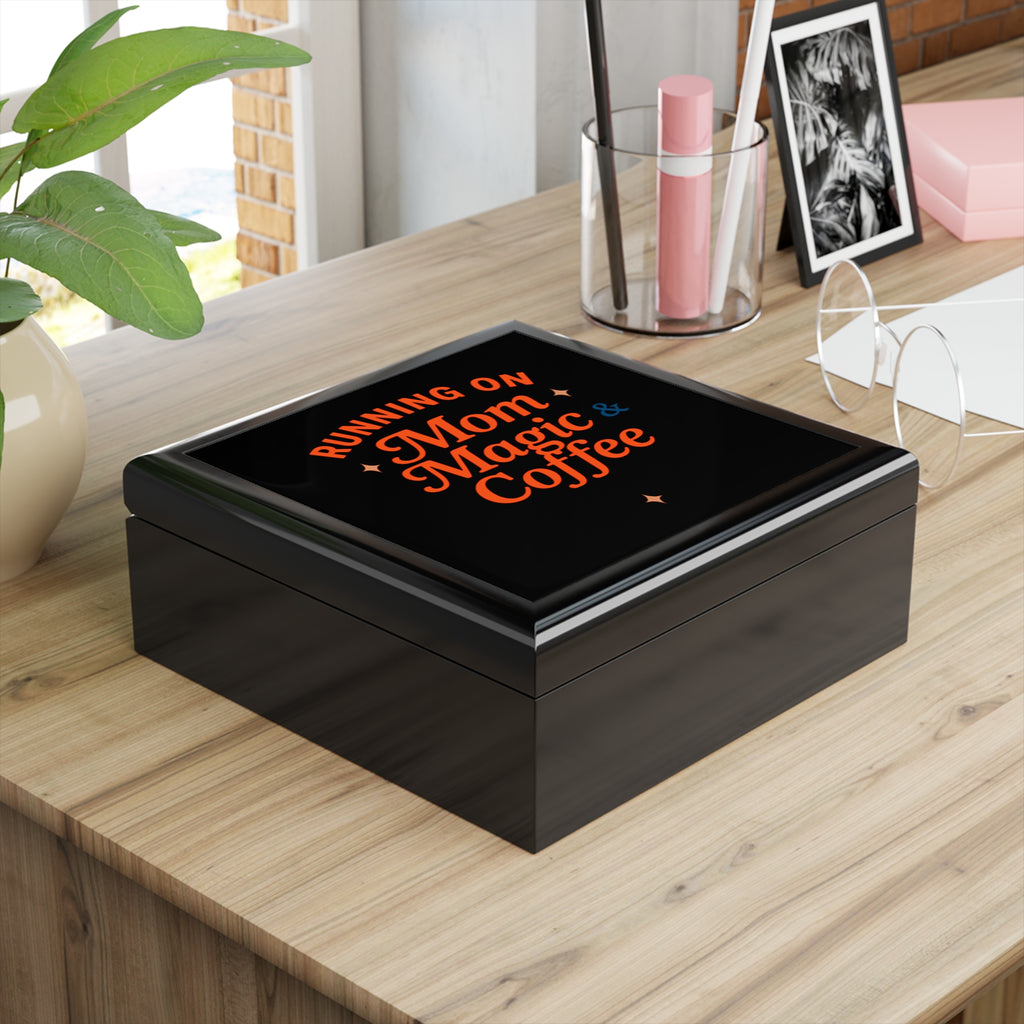 “Mom Magic & Coffee Jewelry Box”