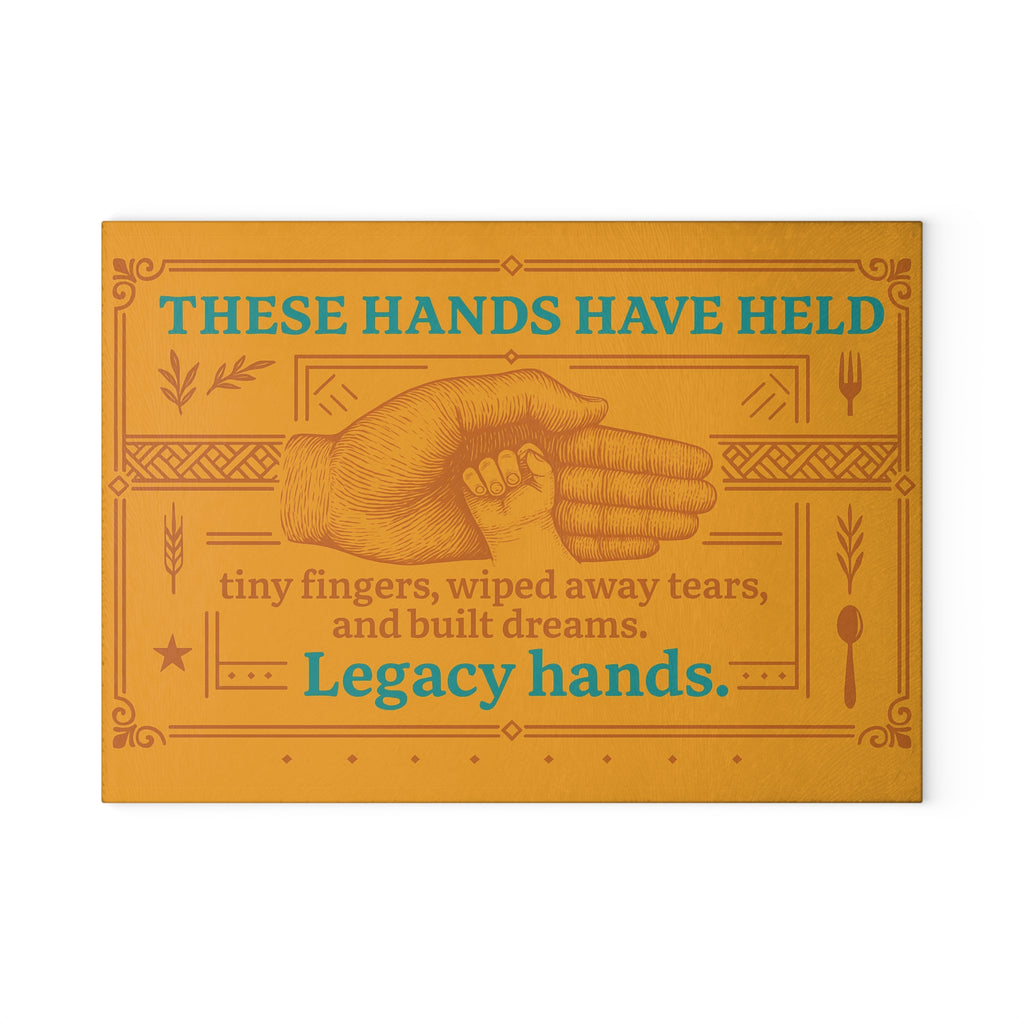 “Legacy Hands Glass Cutting Board - Day1Family