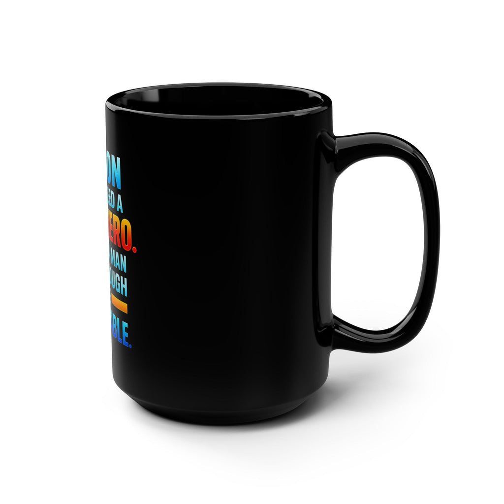 Inspirational Black Mug, 15oz Coffee