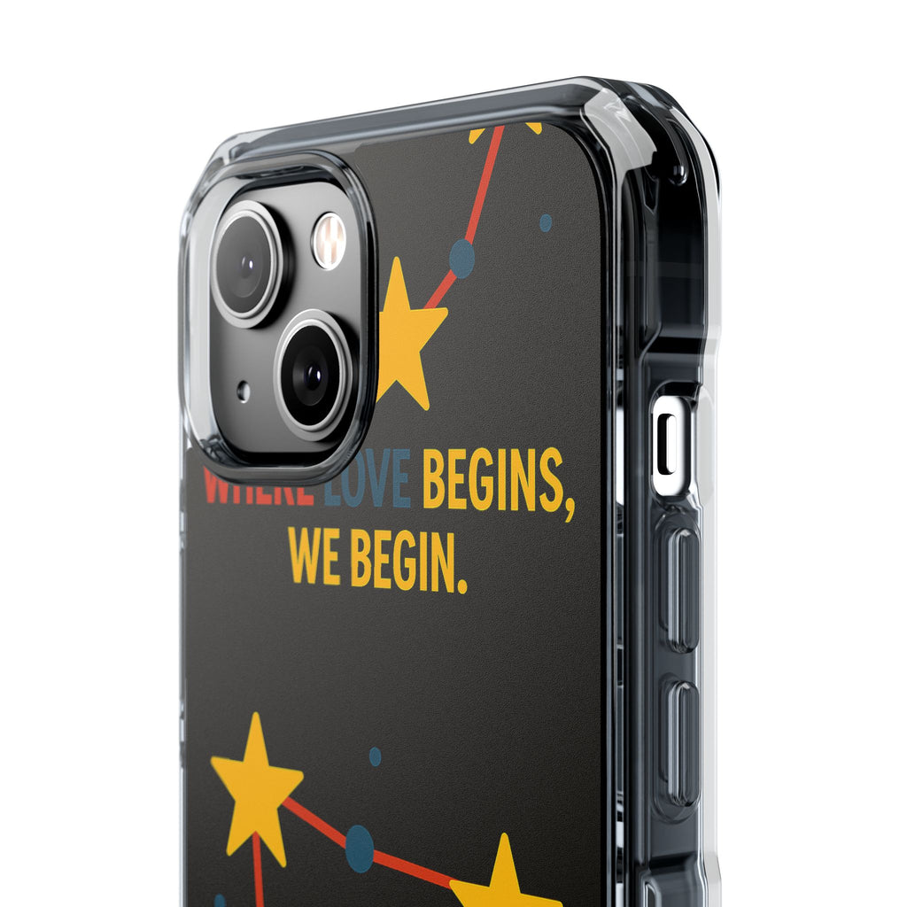 iPhone Case Star Constellation - MagSafe Compatible Clear Impact Protection