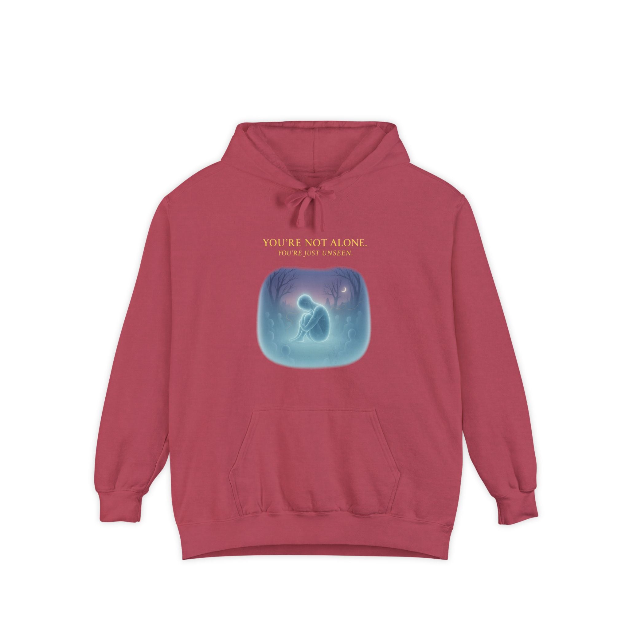Unseen Caregiver Hoodie | Support for Invisible Caregivers | Day1father Garment-Dyed Comfort Sweatshirt