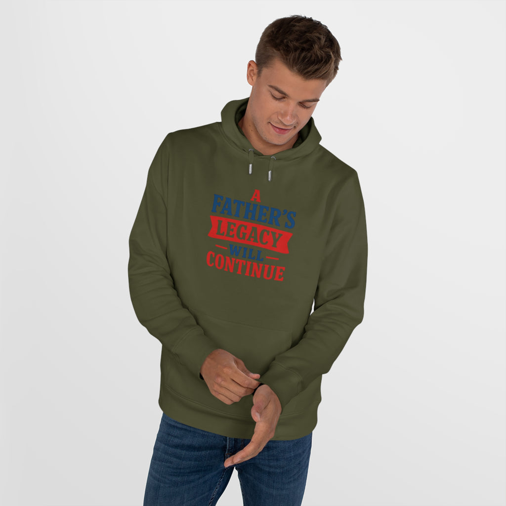 “Father’s Legacy Hoodie - Premium Cotton Sweatshirt for Dad”