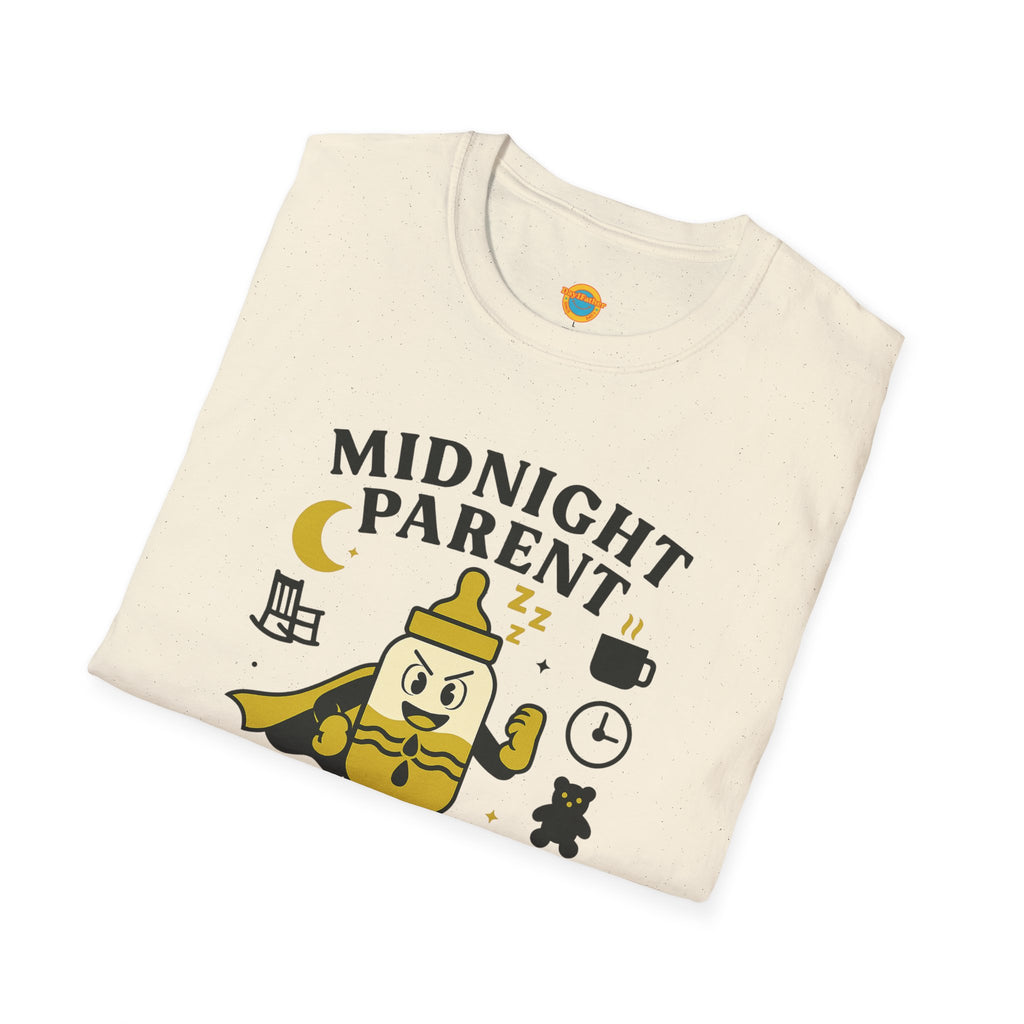 Midnight Parent Hero T-Shirt, Sleep Deprived Mom & Dad Shirt