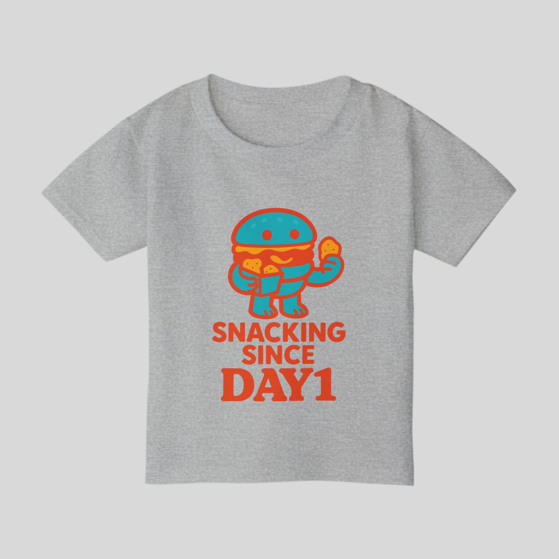 “Little Munchie Toddler T-Shirt - Snacking Since Day 1”